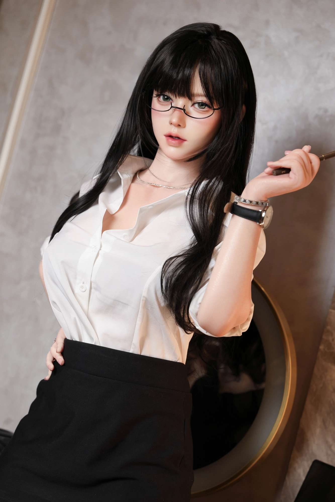 Nora｜5ft6/168cm F-cup 100% Silicone Master Piece Japanese Curvy Milf Sex Doll