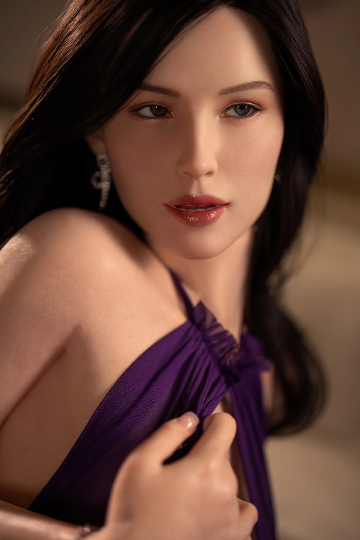 Amber｜5ft5/166cm F-cup 100% Silicone Bespoke Asian Curvy Elegant Sex Doll