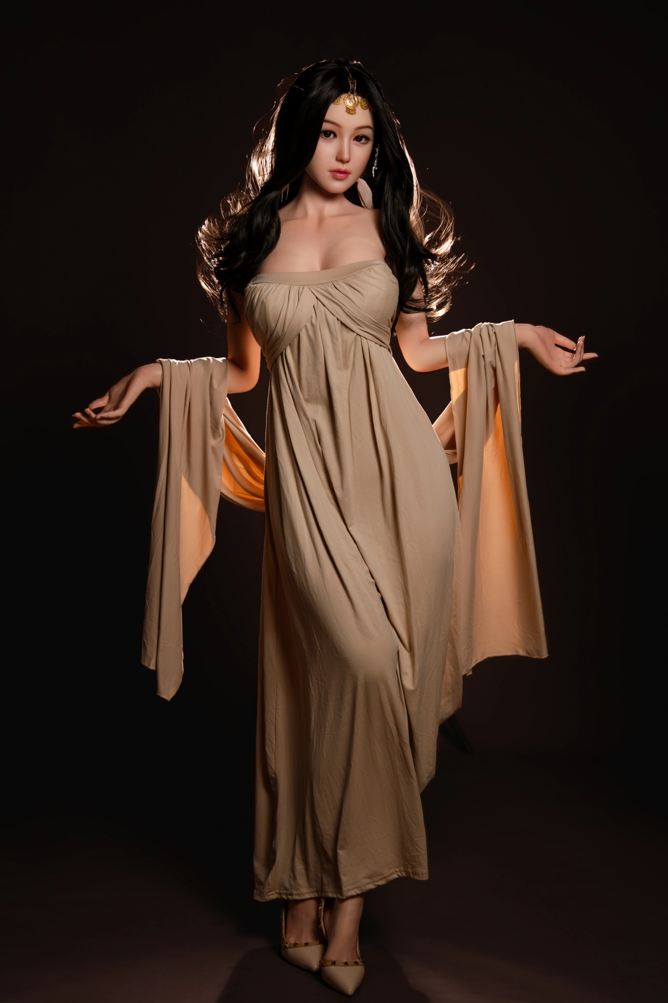 Lan｜5ft6/168cm F-cup 100% Silicone Master Piece Asian Milf Curvy Sex Doll