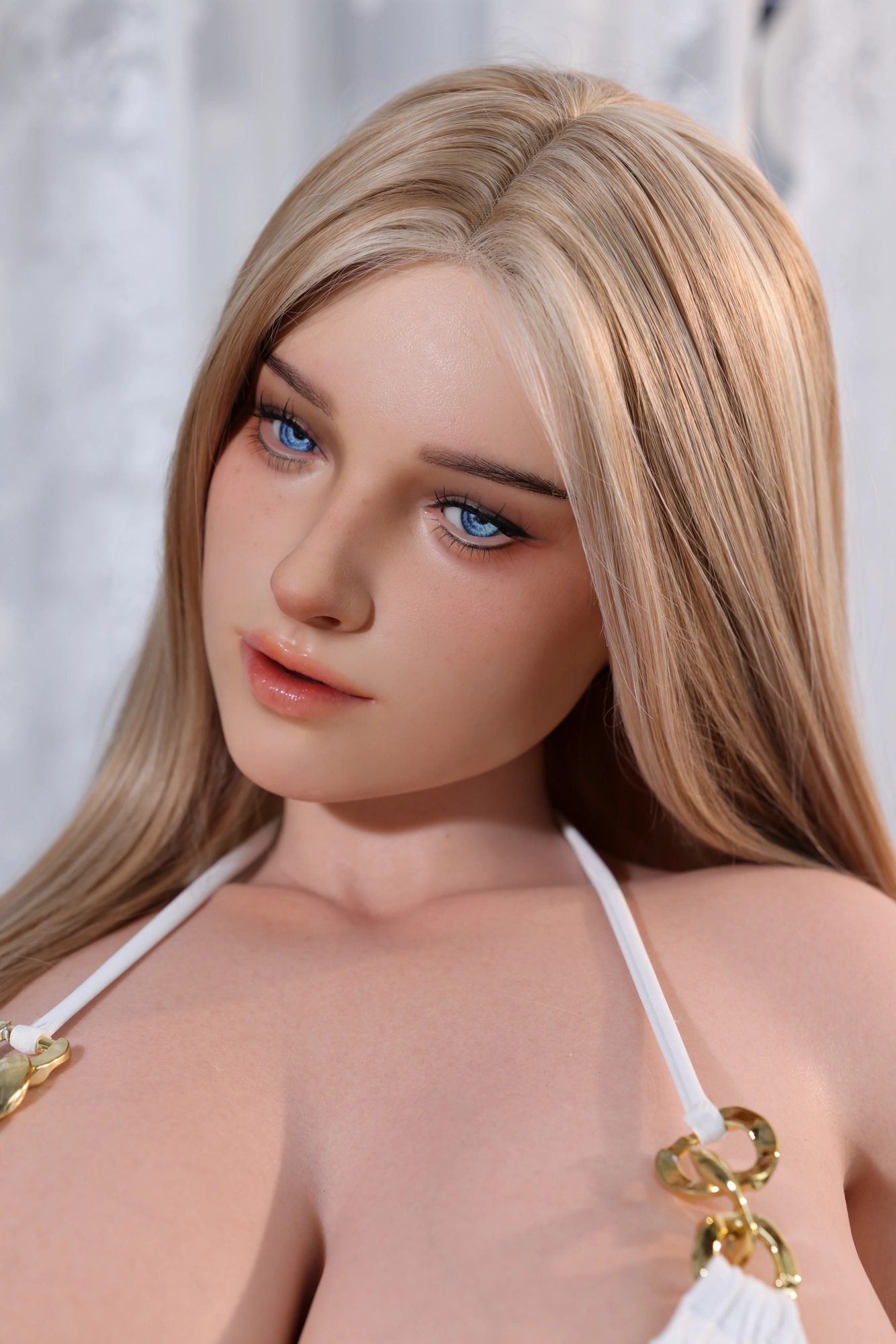 Fiona｜5ft3/163cm G-cup 100% Silicone Master Piece European Busty Blonde Sex Doll