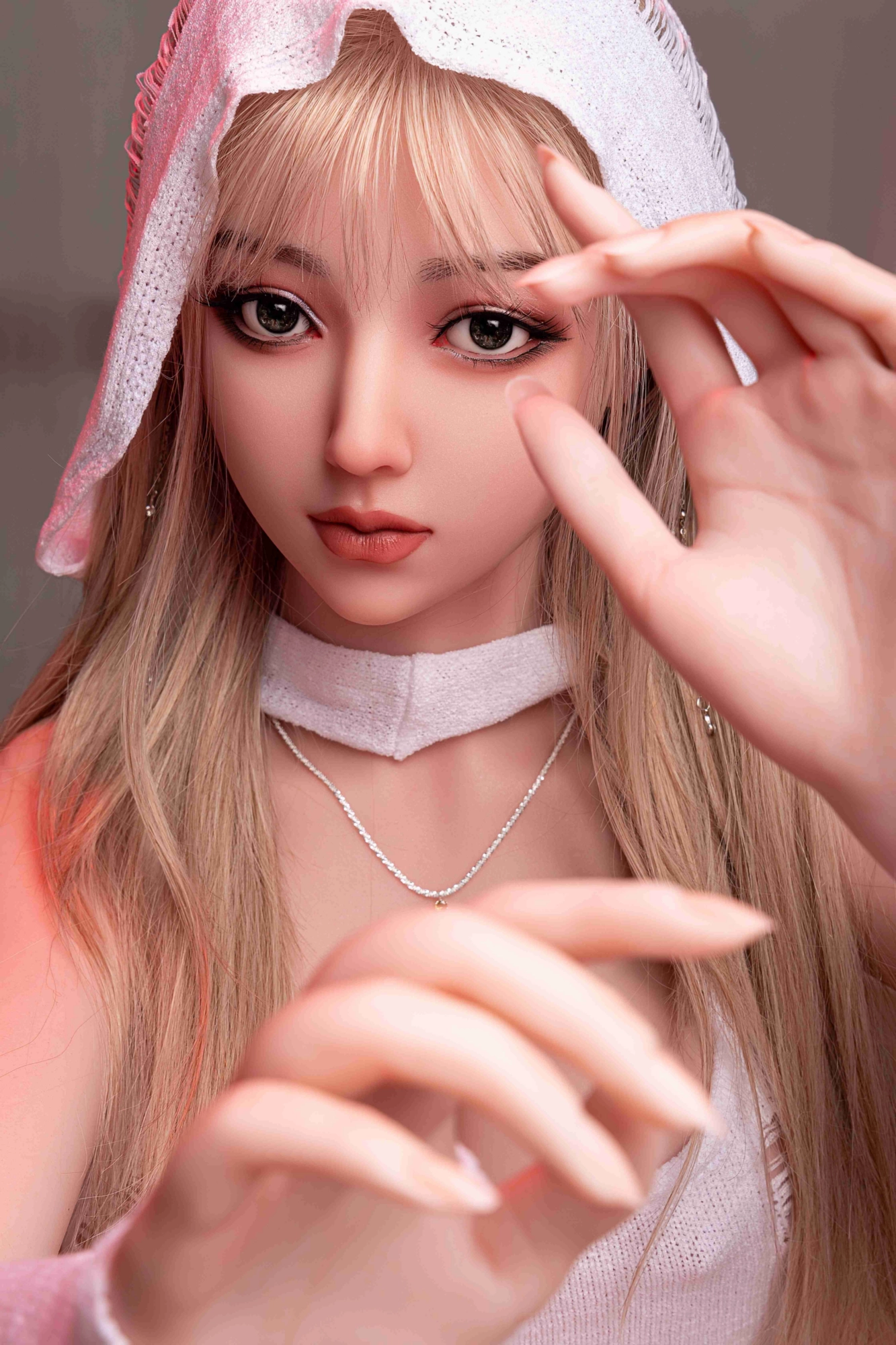 Evelyn｜5ft7/169cm E-cup 100% Silicone Signature Asian Curvy Blonde Sex Doll