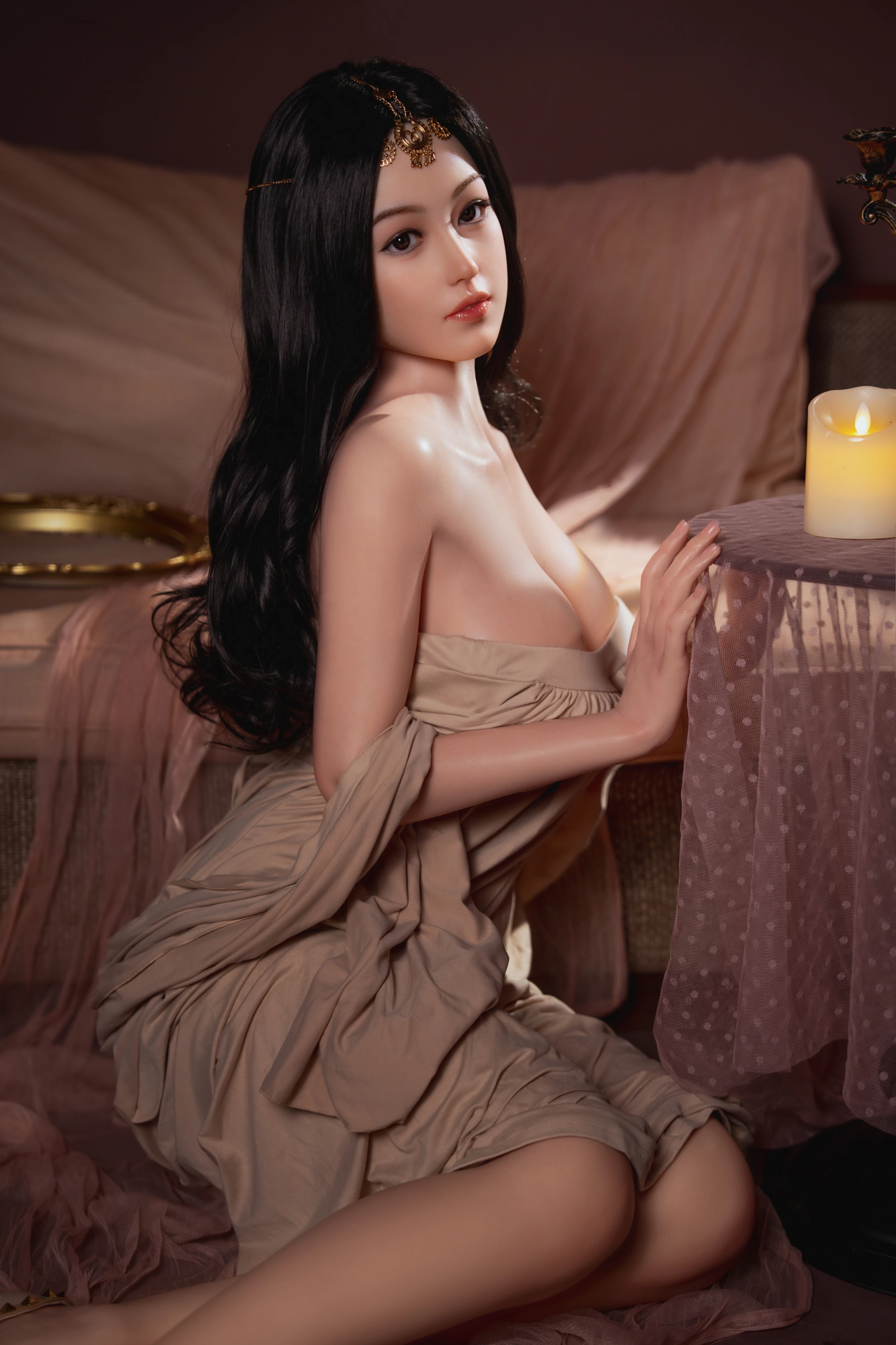 Lan｜5ft6/168cm F-cup 100% Silicone Master Piece Asian Milf Curvy Sex Doll